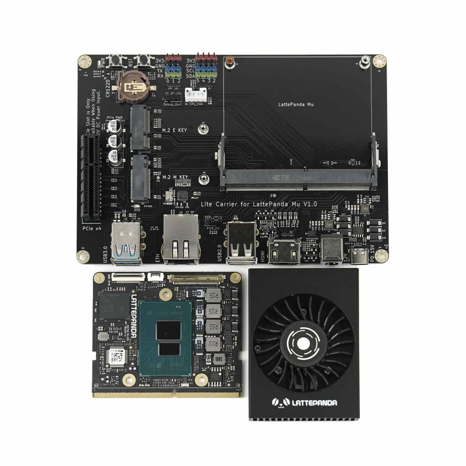 Amazon.co.jp: LattePanda Mu-Micro x86 シングルボードコンピュータ